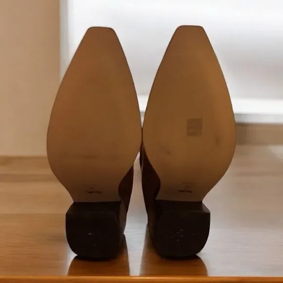 Coach Prestyn CN137 Women's Size 9B Bootie Burnished Amber Suede Ankle Boots NEW - Picture 8 of 8